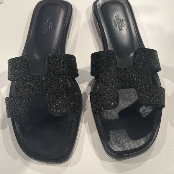 Hermes OASIS GLITTER SANDAL - Picture 5 of 8